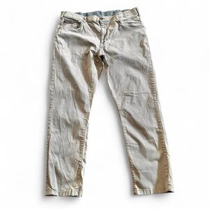 Izod Men's Beige Straight Jeans